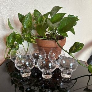 Vintage Sea Glasbruk – Cognac Glasses Set of 6